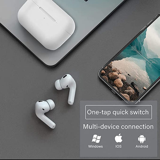 Wireless Earbuds Pro Touch Control Bluetooth Earphones With Fast Charging Case iPhone